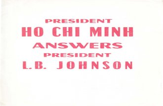 President Ho Chi Minh Answers President LB Johnson