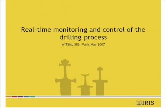 Paper -RT Monitoring and Control of the Drilling Process