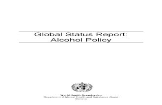 Alcohol Policy Report_WHO