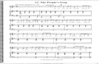 Les Miserables' "The People's Song"