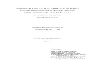 Dissertation Mazurca Polaca