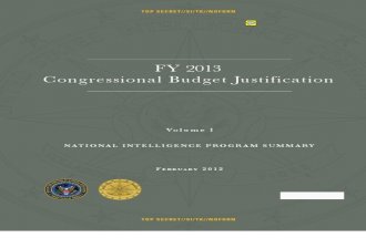 Spy Budget Fy13