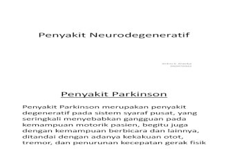 Penyakit Neurodegeneratif