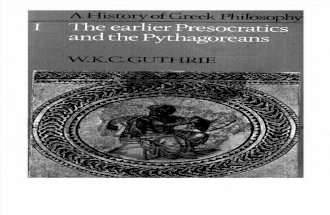 Guthrie - A History of Greek Philosophy Vol 1