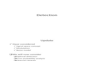 Lecture 4-Detection, Performance Analysis