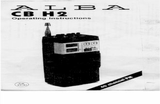 Alba CBH2 - User Manual + Circuit Diagram. CB radio 40-channel UK FM handheld walkie talkie.