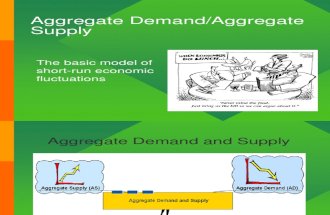 AD & AS  aggreate demand and aggreate supply