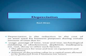 Depreciation Rk
