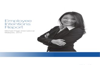 Malaysia Employee Intentions Report 2012
