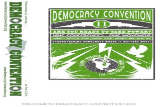 2013 Democracy Convention, Madison WI