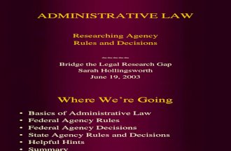 Administrative Law 2003