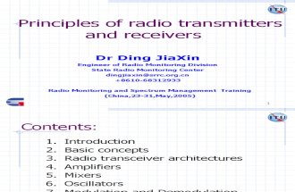 Principles of Radio Transmitters and Receivers 1