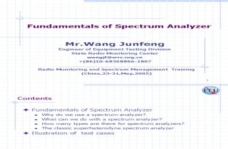 Fundamentals of Spectrum Analyzer