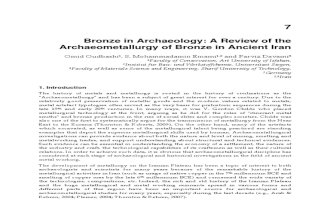 Bronze in Archaeology a Review of the Archaeometallurgy of Bronze in Ancient Iran (1980) Omid Oudbashi, S. Mohammadamin Emami and Parviz Davami