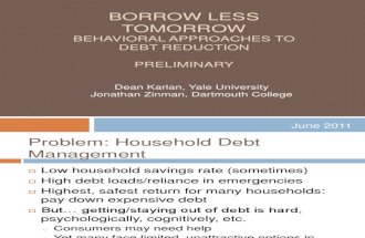 Borrow Less Tomorrow