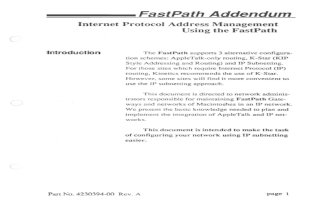 FastPath Addendum