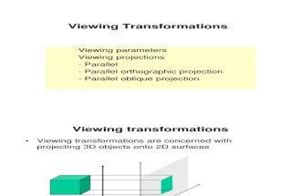 4 Viewing Transformations