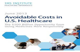 Avoidable Costs in Healthcare
