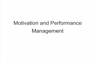 371MWFMotivation and Performance Management