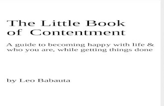 Zen Habits Little Book of Contentment