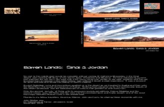 Barren Lands - Sinai and Jordan