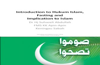 Introduction to Hukum Islam and Fasting Ramadhan