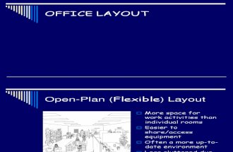 Office Layout & Working Procedures