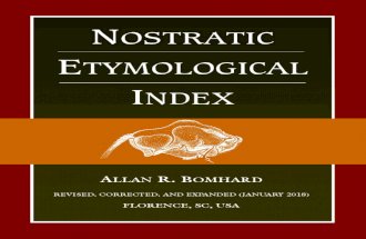 Bomhard - Nostratic Etymological Index (3rd edition 2018)