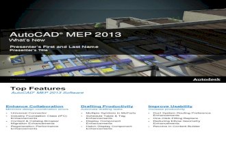 Autocad Mep 2013 Whats New Presentation En