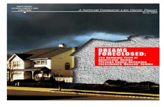 Dreams Foreclosed - The Rampant Theft of Americans' Homes Through Equity-Stripping Foreclosure 'Rescue' Scams (June 2005)