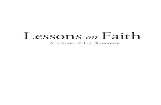 Lessons on Faith-waggoner & Jones