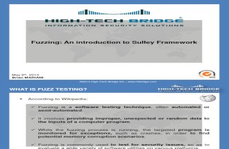 The Sulley Fuzzing Framework