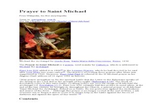 Prayer to Saint Michael