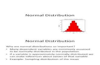 Binomial Normal Distribution