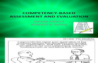 Competency-based Assessment and Evaluation (2)