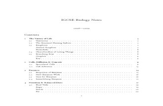 Biology Igcse Notes