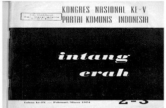 Kongres Nasional KE v PKI - Bintang Merah (1954)