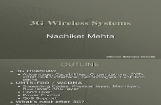 3G Wireless Systems