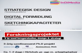 Strategisk Design v. Nordsøen - InDiMedia Day 2013
