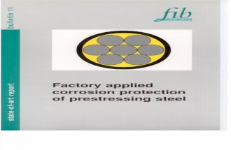 N 11-Factory Applied Corrosion Protection of Prestressing Steel. State of the Art Report