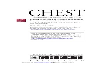 Clinical Ventilator Adjustments That Improve Speech1