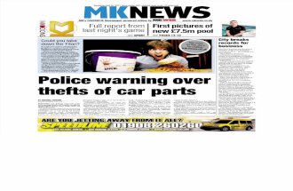 MK News Front Page 10th April 2013
