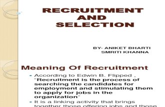 Recruitment and Selection (3)