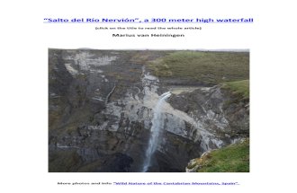 Salto del Río Nervión, a 300 meter high waterfall