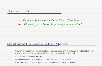 13.CYclic Codes