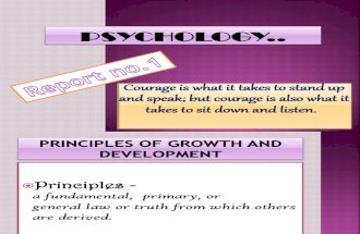 Principle of Growth and Development