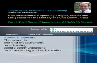 The Effects of Jamming on GPS-GNSS Signals.