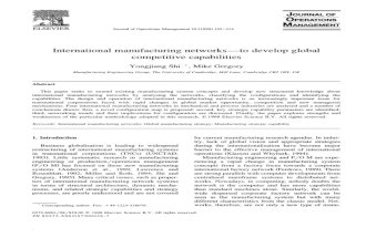 International Manf Networks - Paper 1