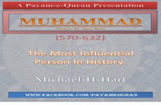 Muhammad- The most influential person in history