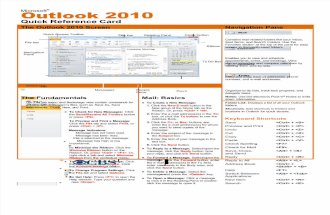 Outlook 2010 - CBS Quick Reference Guide